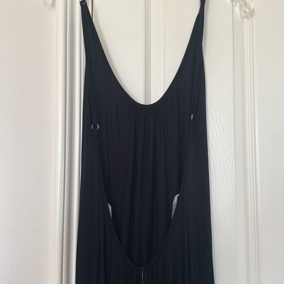 Jolie Low-back black maxi dress. Large w/ adjustable straps. New with tags. - Picture 3 of 3